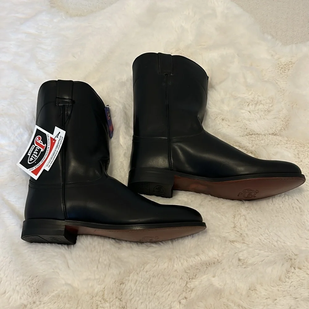 Justin Kipskin J-Flex Comfort Boots Black